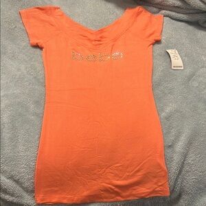 Bebe Coral Short Sleeve Tee